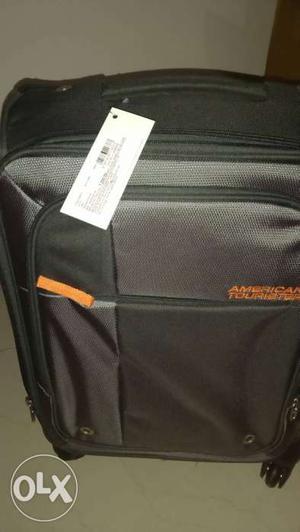 American Tourister trolley travel bag packed piece
