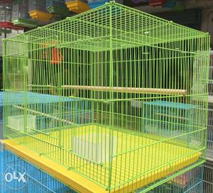 Birds cage 2 feet folding with tray type