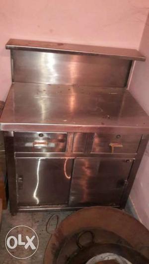 Cash counter almost new for sale of stainless
