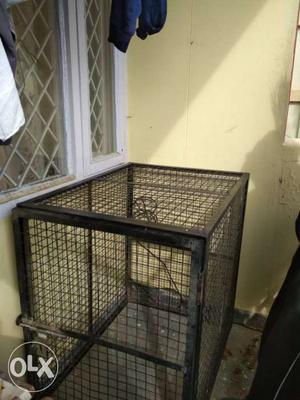 Dog cage for sale. length - 37 inches width - 27