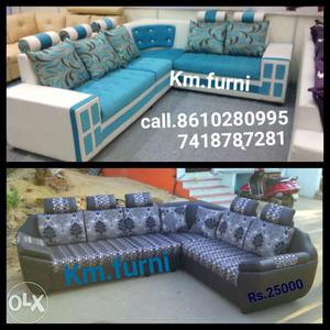 L corner sofa set brand new with good quality