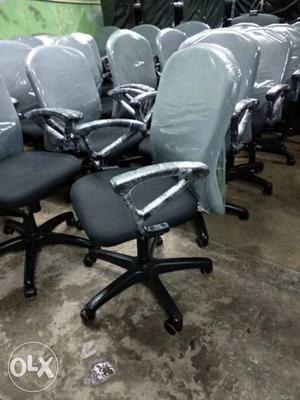 Office chairs good condition grey and black colour