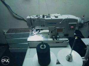 White Jack Ovelock Sewing Machine