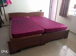 2 Single Cots (w/o mattress) ZUARI