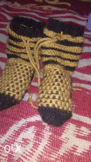 6yrs baby hand knit ssocks