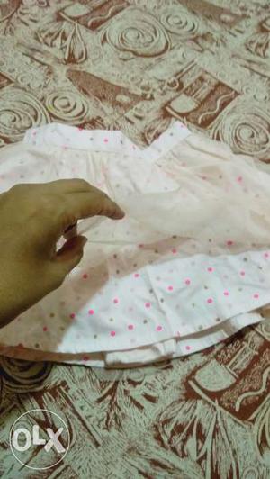 Beautiful pink skirt size 6m-12m