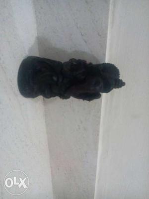 Black Ceramic Figurine