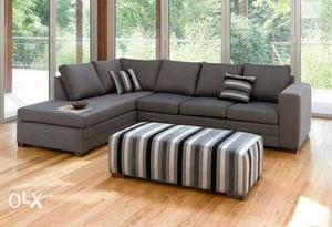 Brand new L shape sofa set with center table