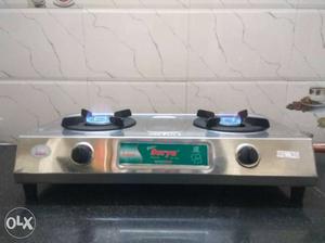 Gas stove (double burner) Price is negotiable.