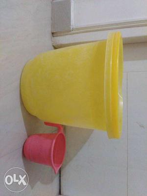 High quality plastic bucket & mug