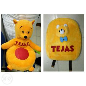 Kids sofa and backpack Color and name can be customised