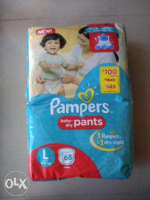 Pampers baby dry pants. Large (9-14) kg. Original