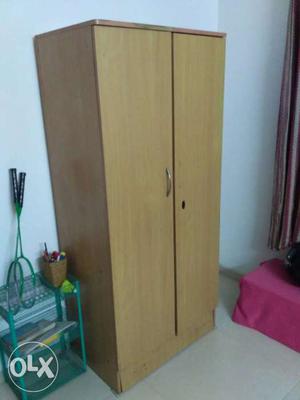 Plywood cupboard.