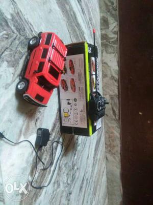 Red R/C Car Toy With Box