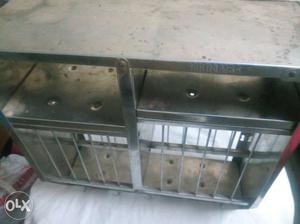 Stainless steel utensil stand in good condition