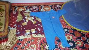 Toddler's Blue Footie Pajama