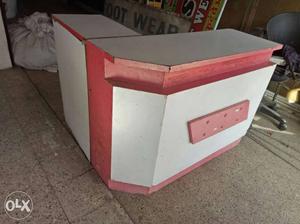 Wooden counter with chair for sale