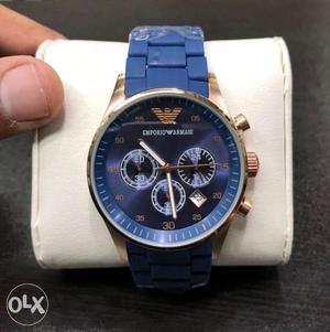 Armani blue watch