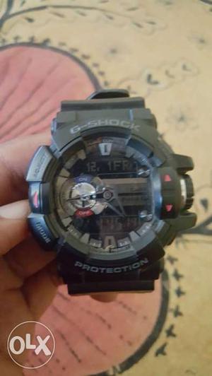 Black Casio G-Shock Digital Watch used with