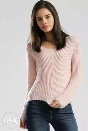 Brand new Dressberry pink sweater