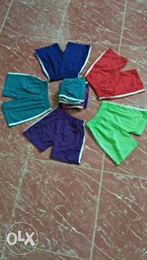 Children's Variety Colored Short/rs/each/ 16 Rs,/2/3/4/yrs