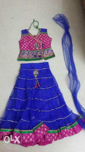 Excellent quality lehenga choli for 4-5 years