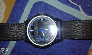 Original fastrack watch with bill of  rupees