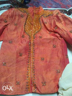 Pink And Orange Traditional Top