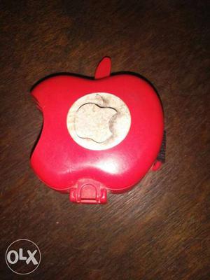 Apple-shape Red Plastic Electronic Device
