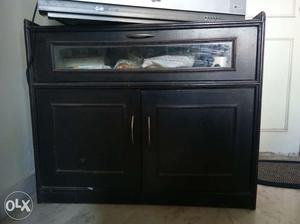 TV stand with storage, two level storage
