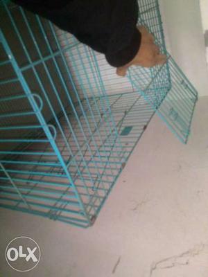 3ft X 2ft X 2.5ft cage with full bottom removable tray