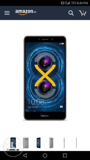 6 month Honor 6x in very good condition for sale.