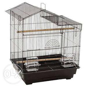 Black And Brown Birdcage