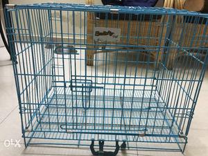 Dog cage 1.5 feet, almost new