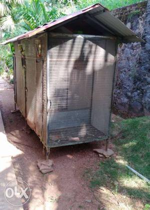Heavy cage for sale, used as a birds cage once