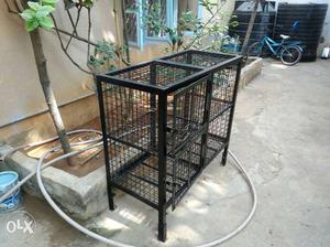 Heavy gage iron cage for all types of birds and