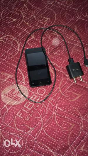 LAVA A32 mobile with charger and headphone