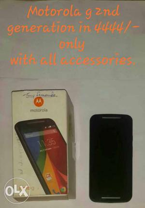 Moto g2 in good condition with all