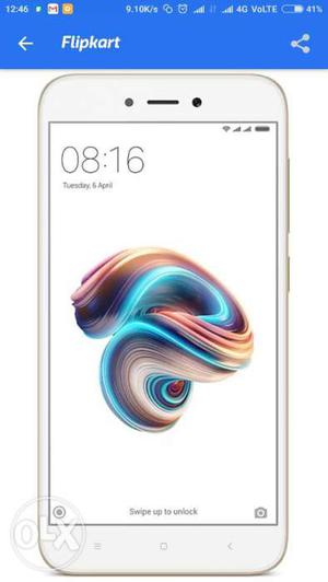 Redmi 5a (Gold), seal pack mobile.