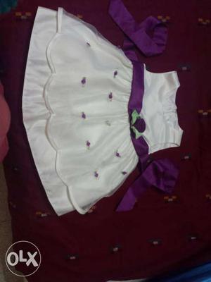 1 to 2 years baby girl new brand dress imported.