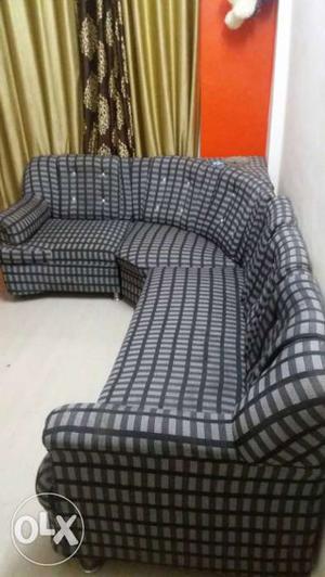 3 piece corner sofa + 1 chair two year old good