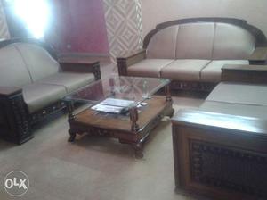 7 Seater Sofa Set, 1 Center Table, 2 side Tables,