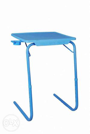 Blue And Gray Folding Chair