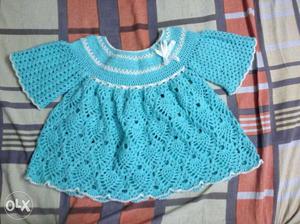 Crochia hand made baby frock 1-3 years. All size