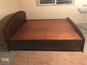 Double Bed (with cotton mattress) and side tables