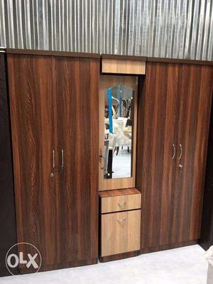 Factory Offer wooden 5 door wardrobe.
