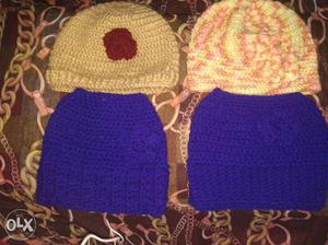 Four Knit Hats
