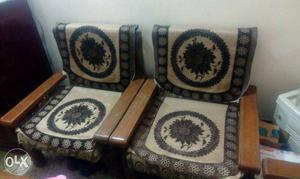 Huge size wooden sofa set in good condition