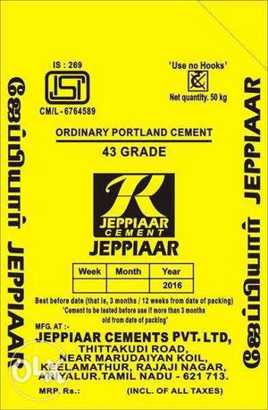 Jeppiaar cement, direct from factory