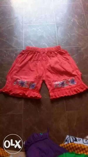 Kid's Pink Shorts